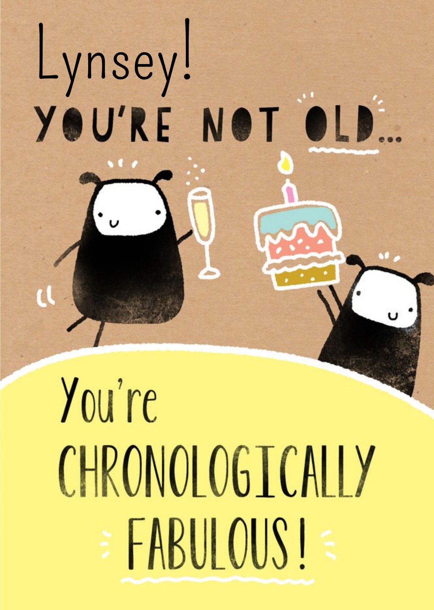 Moonpig Deeply Sheeply Funny Old Age Birthday Card