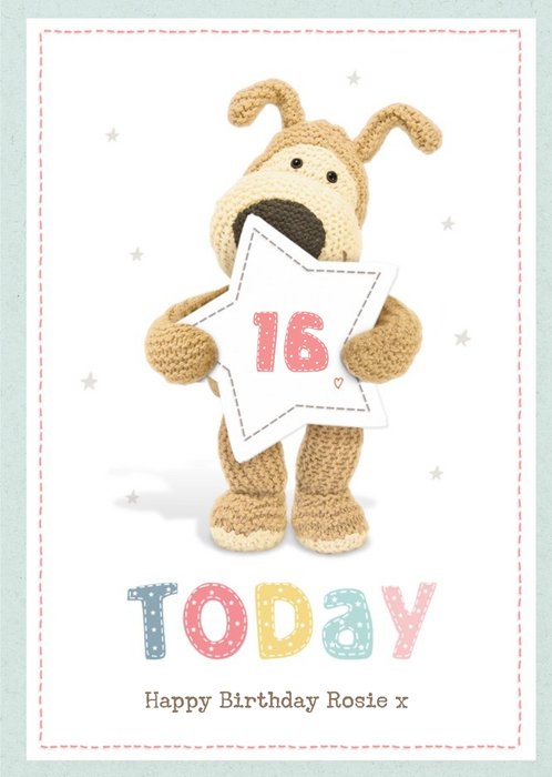 Cute Boofle 16 Today Birthday Card