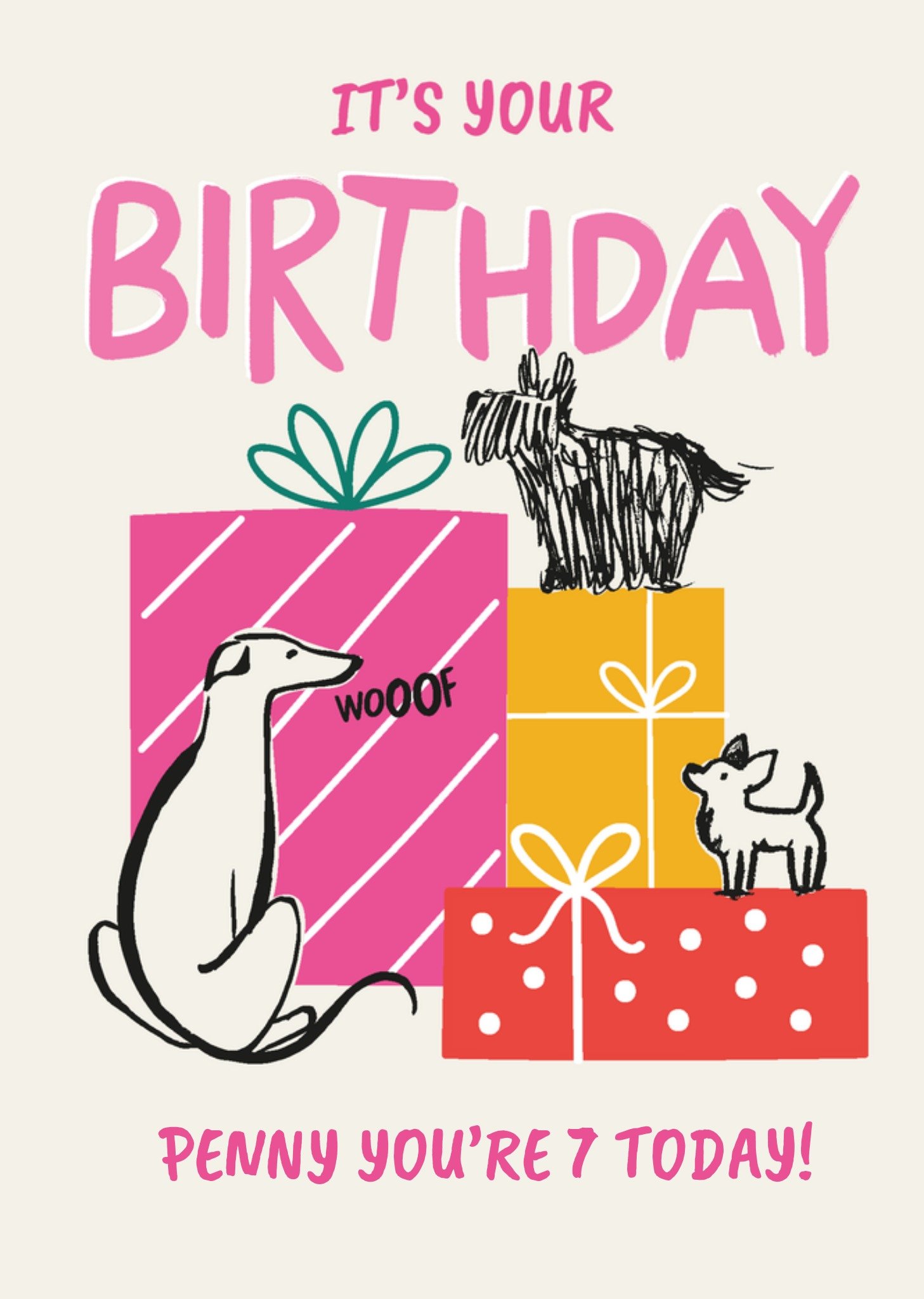 Moonpig For The Dog Birthday Card