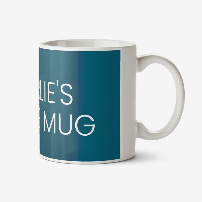 Blue Name Coffee Personalised Mug