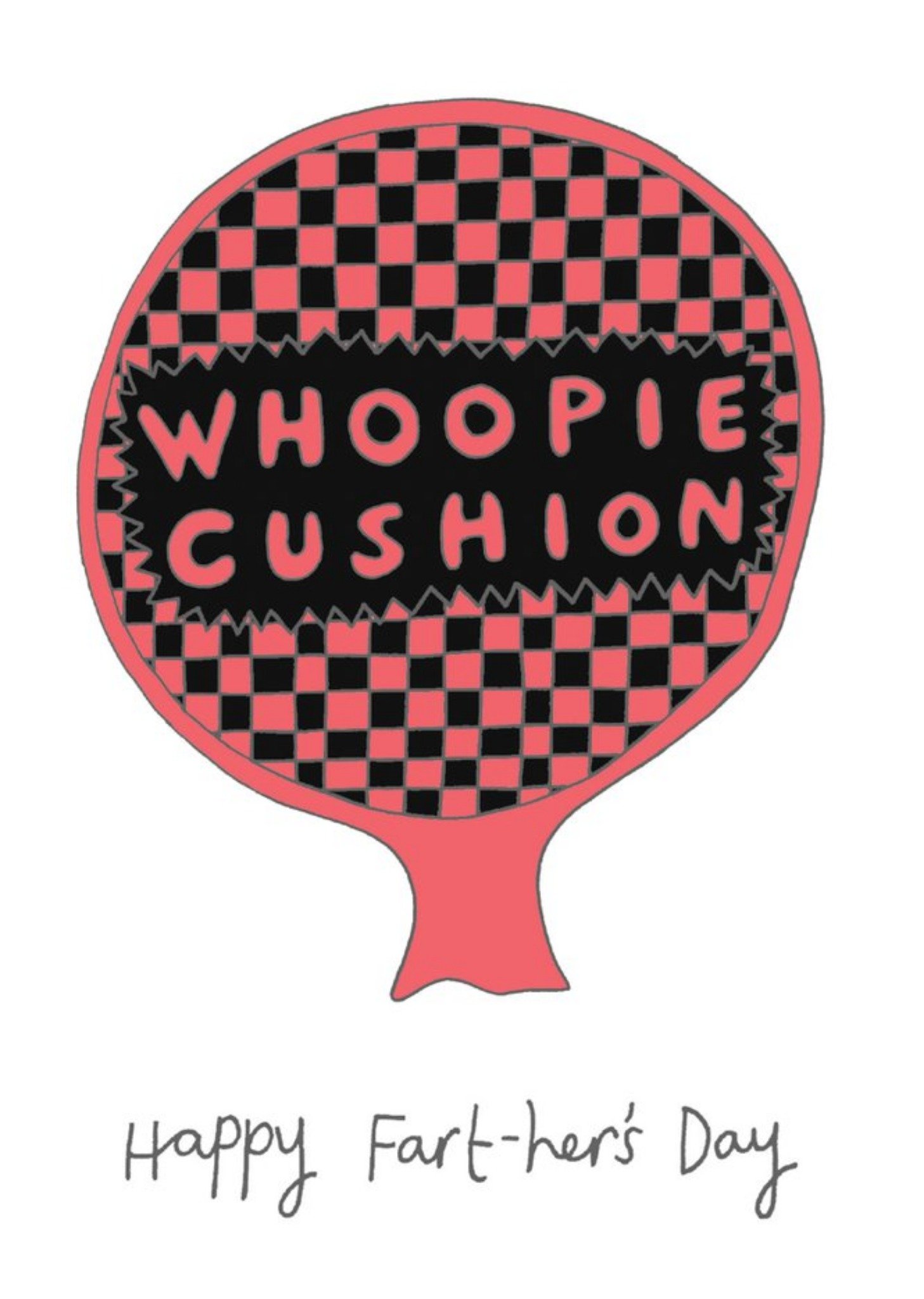Moonpig Whoopie Cushion Happy Fart-Her's Day Card, Large