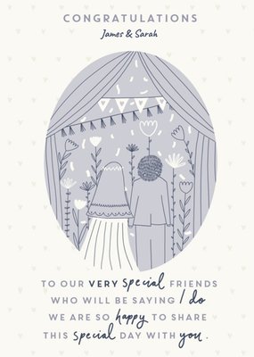 Wedding Card - Congratulations - To Our Very Special Friends