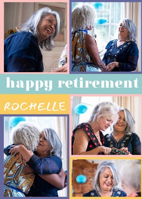 Euphoria Happy Retirement Personalised Photo Upload Card