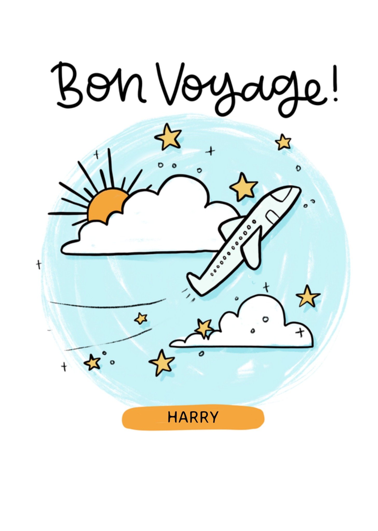 Moonpig Bon Voyage Card