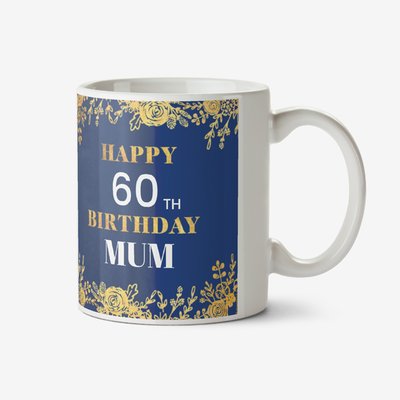 Happy Birthday Milestone Photo Upload Mug