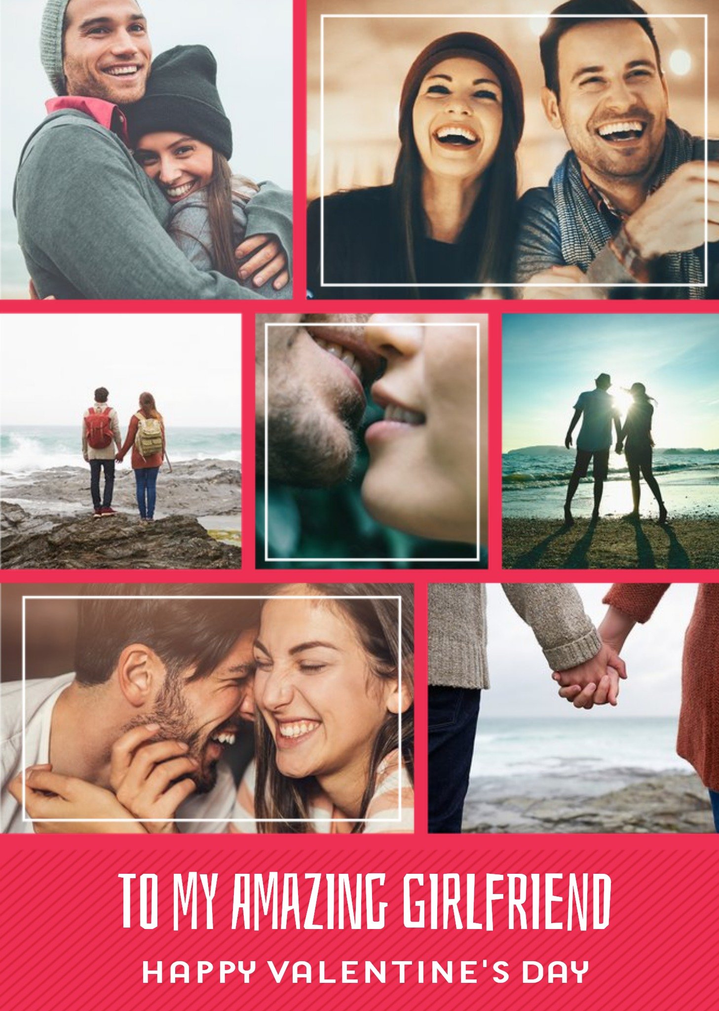 Moonpig To My Amazing Girlfriend Happy Valentine's Day Multi-Photo Card