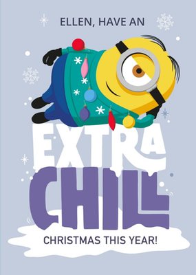 Despicable Me Minions Super Chill Christmas Card