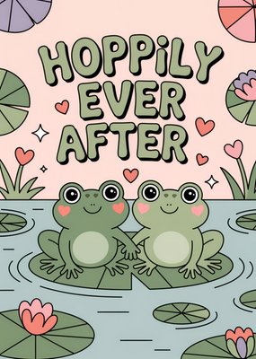 Hoppily Ever After Illustrated Card