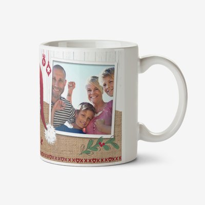 Jolly Christmas Tatty Teddy Brown Photo Upload Mug