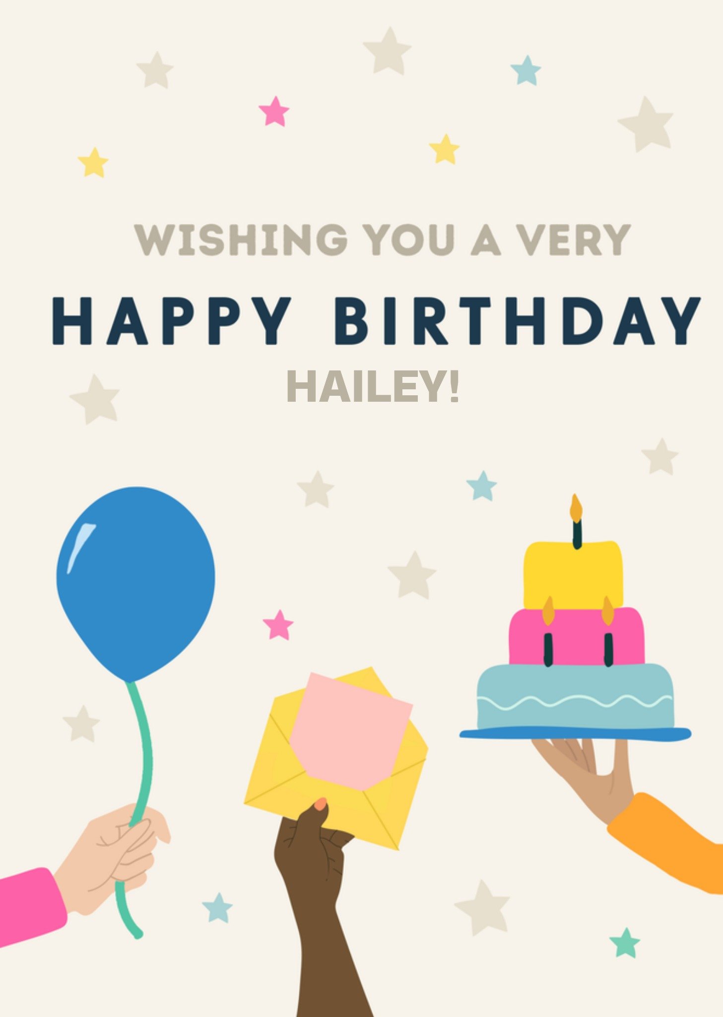 Moonpig Wishing You A Very Happy Birthday Card