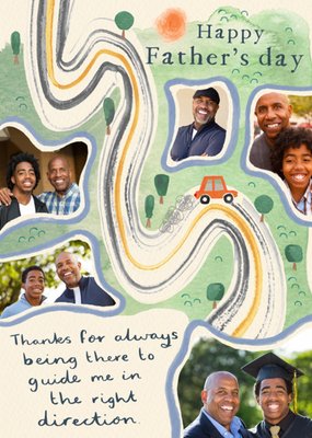 Thanks For Always Being There Photo Upload Father's Card