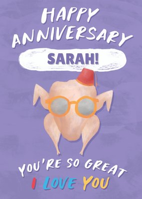 Friends Happy Anniversary Card