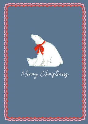 Merry Christmas Cath Kidston Polar Bear Card