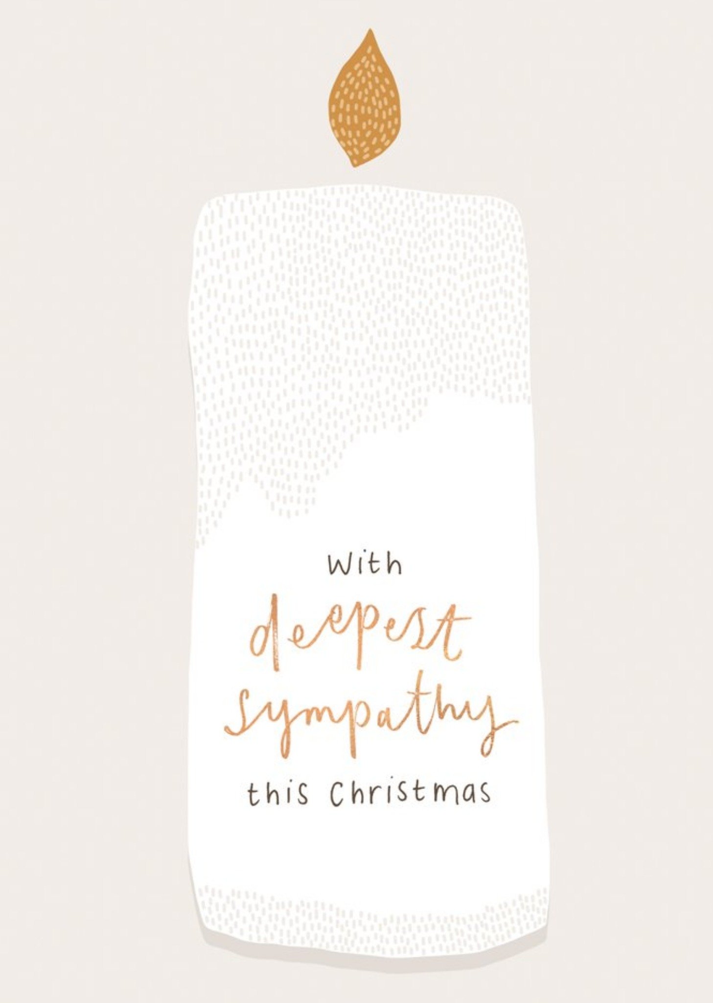 Moonpig With Deepest Sympathy This Christmas Card