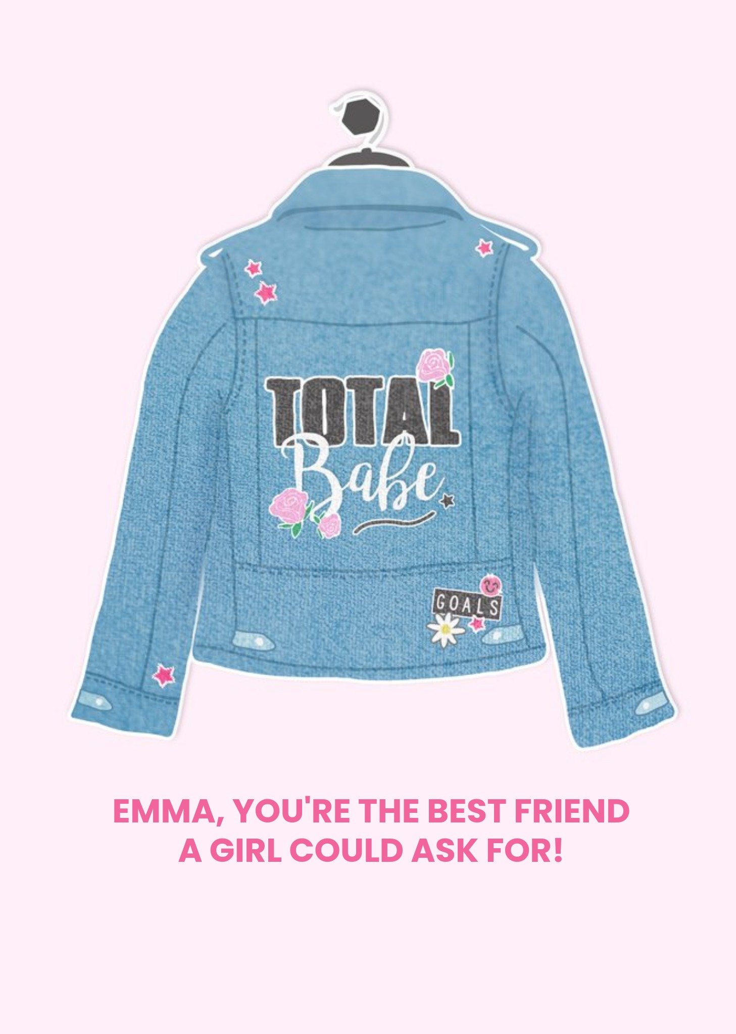 Moonpig Total Babe And Best Friend Galentine's Day Card
