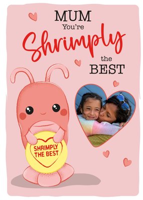 Swizzels Posh Paws Shrimply The Best Photo Upload Mother's Day Card