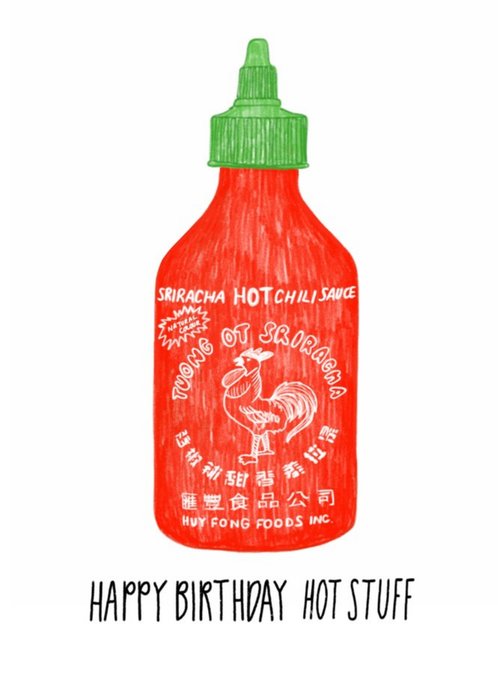 Happy Birthday Hot Stuff Card