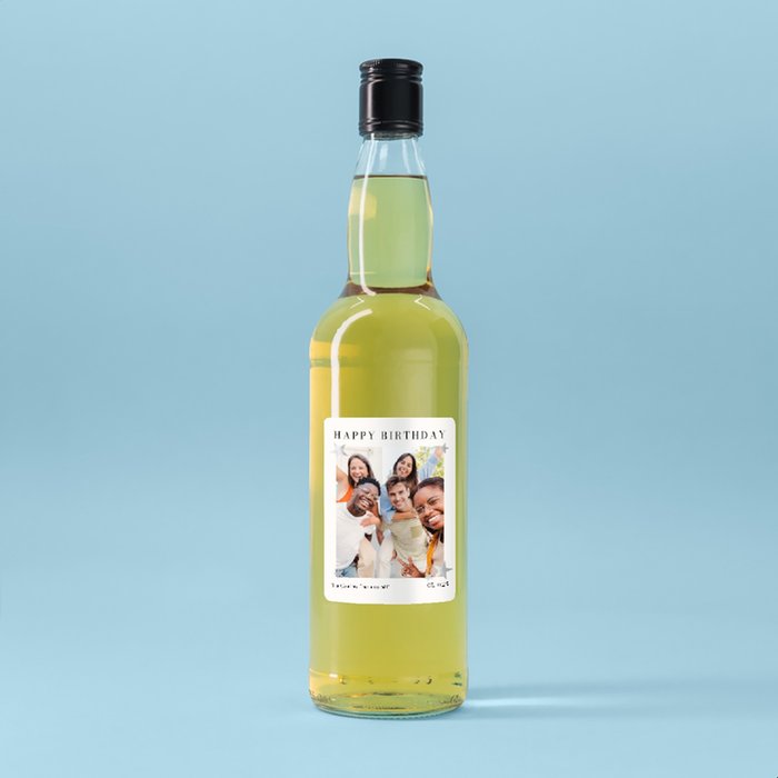 Personalised Photo Happy Birthday Whisky 70cl