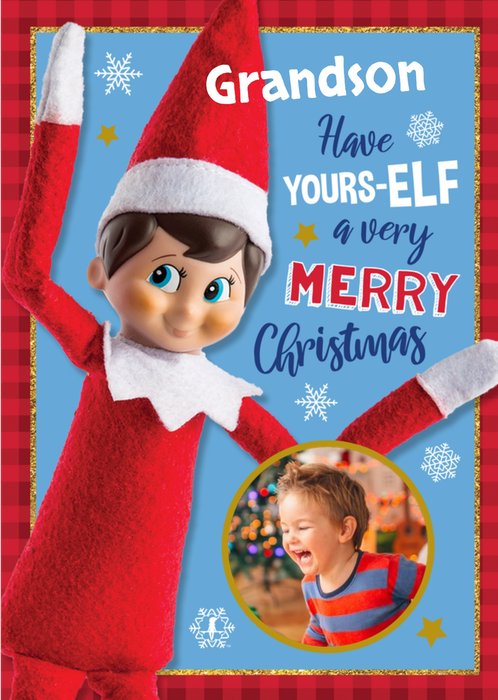 Elf On The Shelf Grandson Have Yours-Elf A Merry Christmas Card