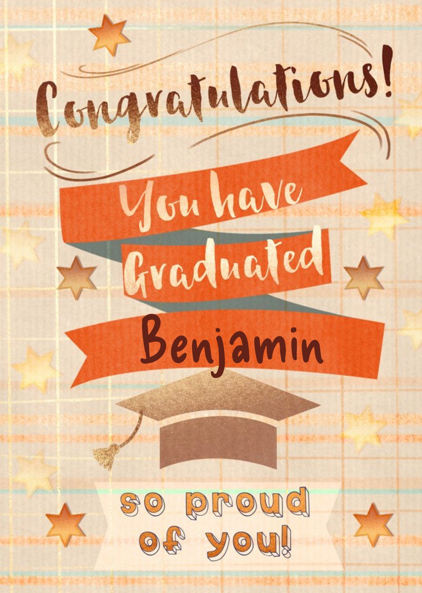 Moonpig Congratulations You Have Graduated So Proud Of You Card