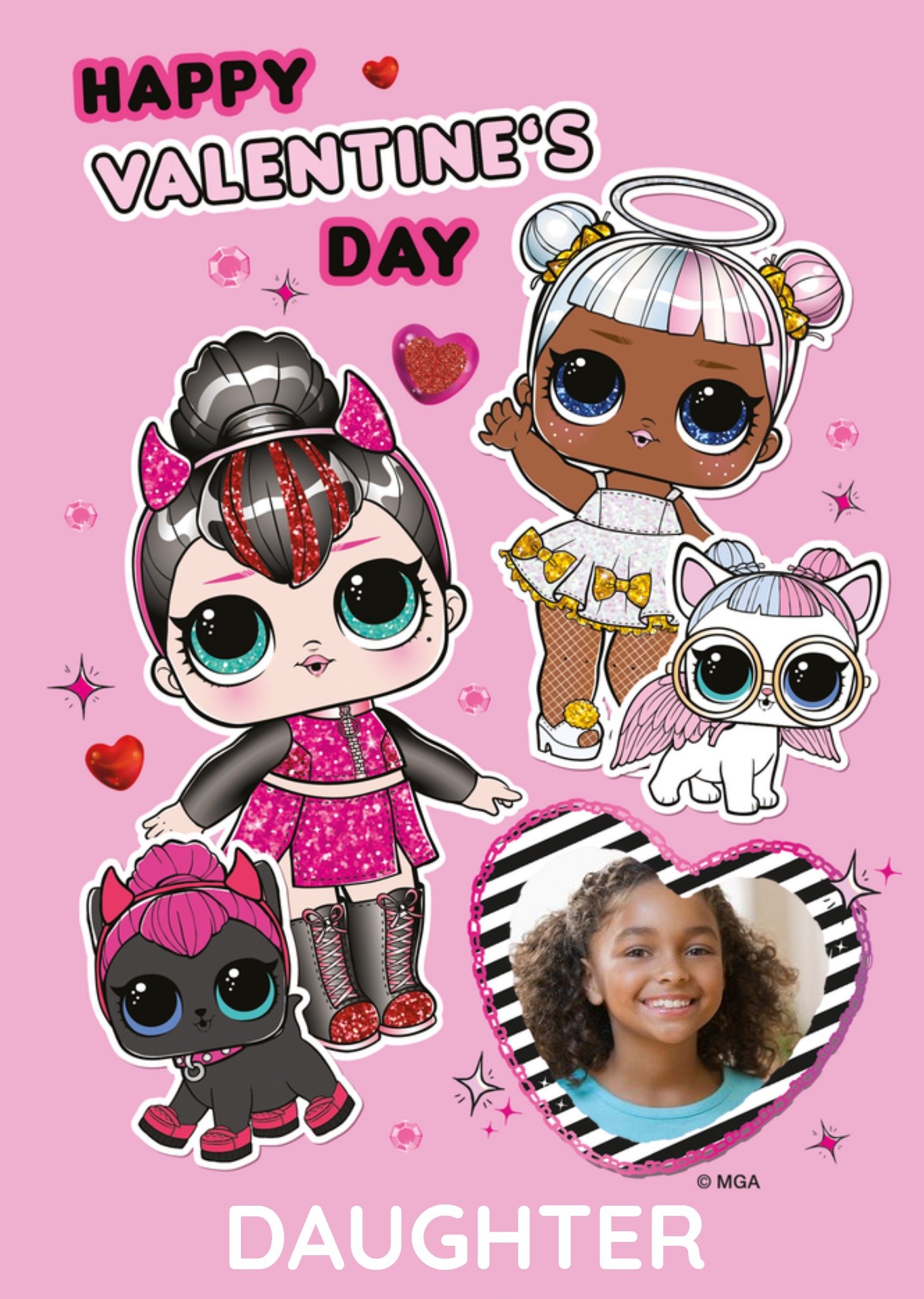 Moonpig Lol Surprise Happy Valentines Day Daughter Card