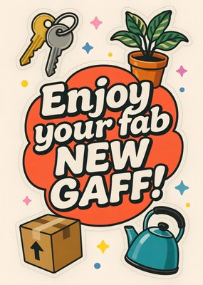 Enjoy Your Fab New Gaff Card