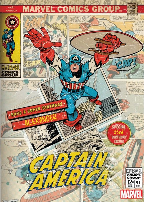 Captain America Card