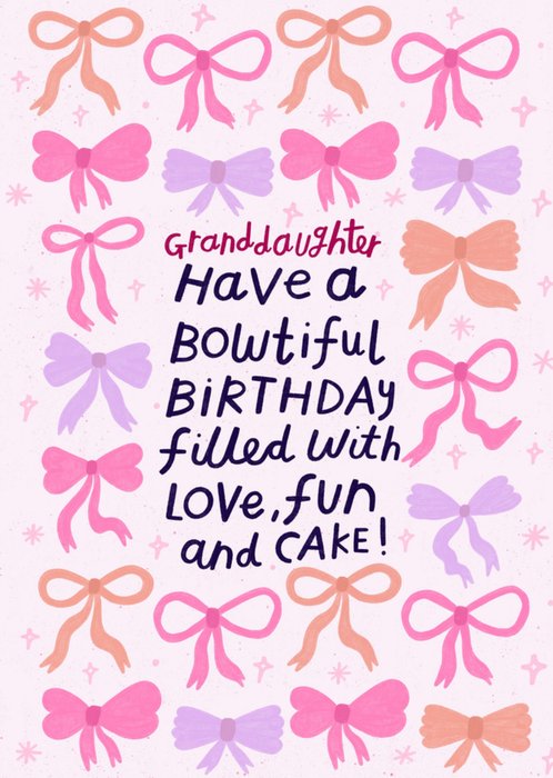 Granddaughter Birthday Card