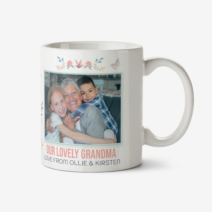 Tatty Teddy Our Lovely Grandma Personalised Photo Mug