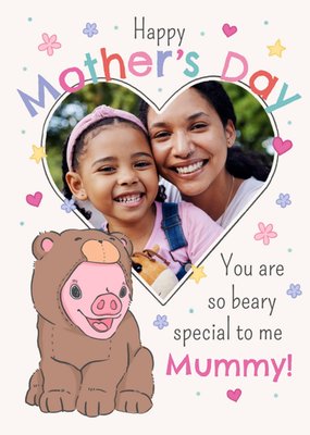 So Beary Special To Me Photo Upload Mother's Day Card