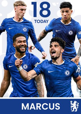 Chelsea FC Birthday Card