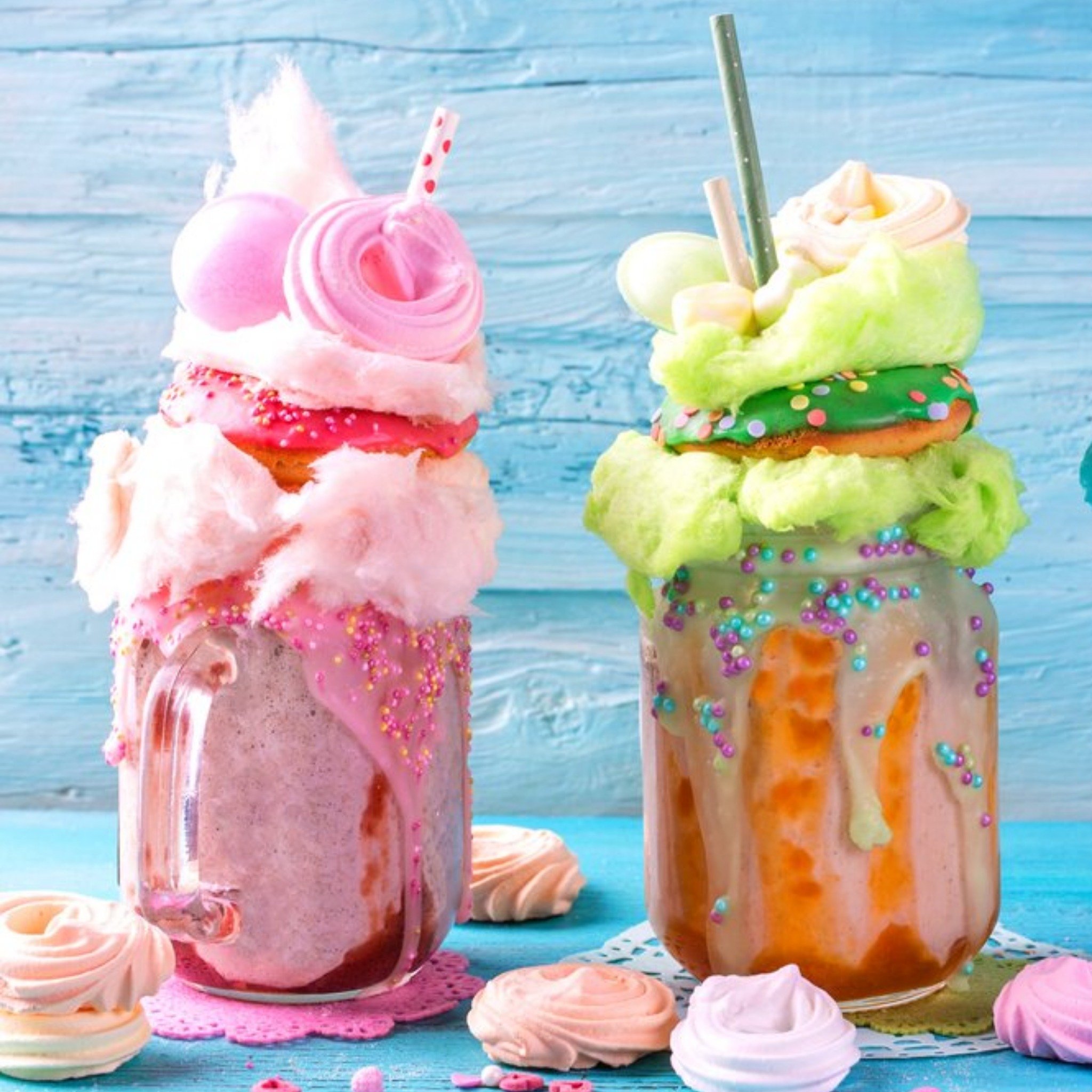 Moonpig Colourful Ice Cream Milk Shake Card