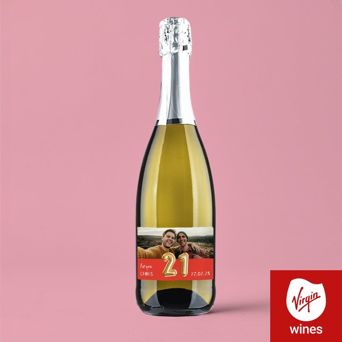 Personalised 21st Prosecco 75cl