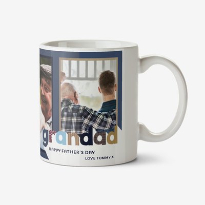 Grandad Father's Day Photo Upload Mug