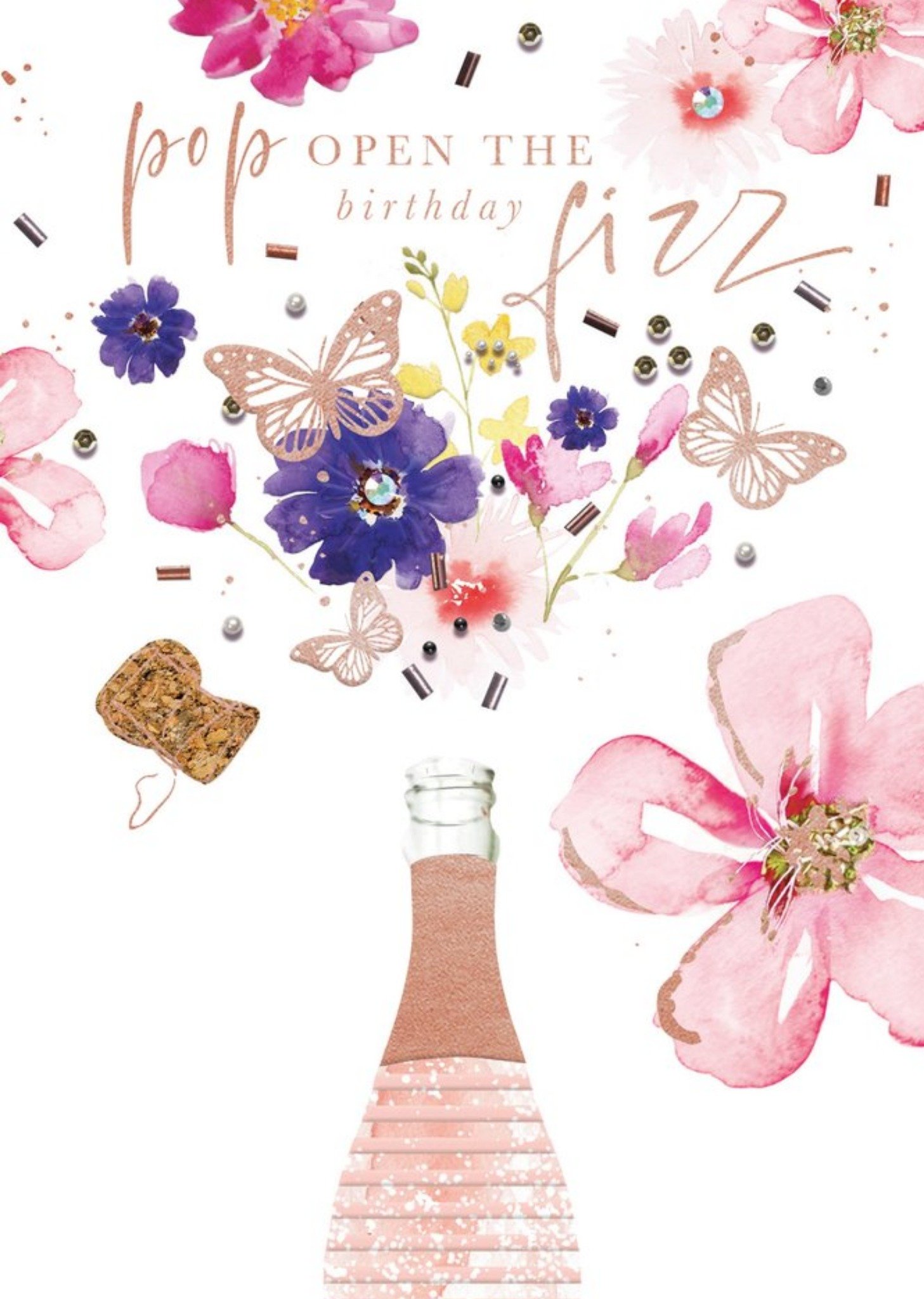 Moonpig Pop Open The Birthday Fizz Card