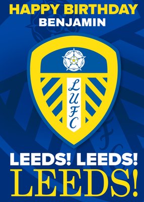 Leeds FC Birthday Card