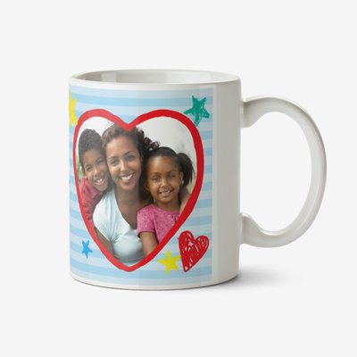 Love You Daddy Crayon Photo Upload Mug