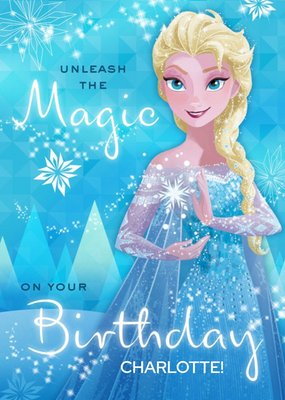 Disney Frozen Unleash The Magic Birthday Card