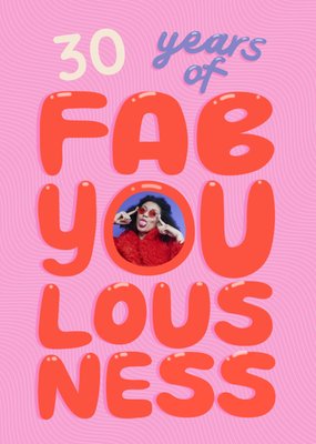 Fab You Louse Ness Photo Upload Card