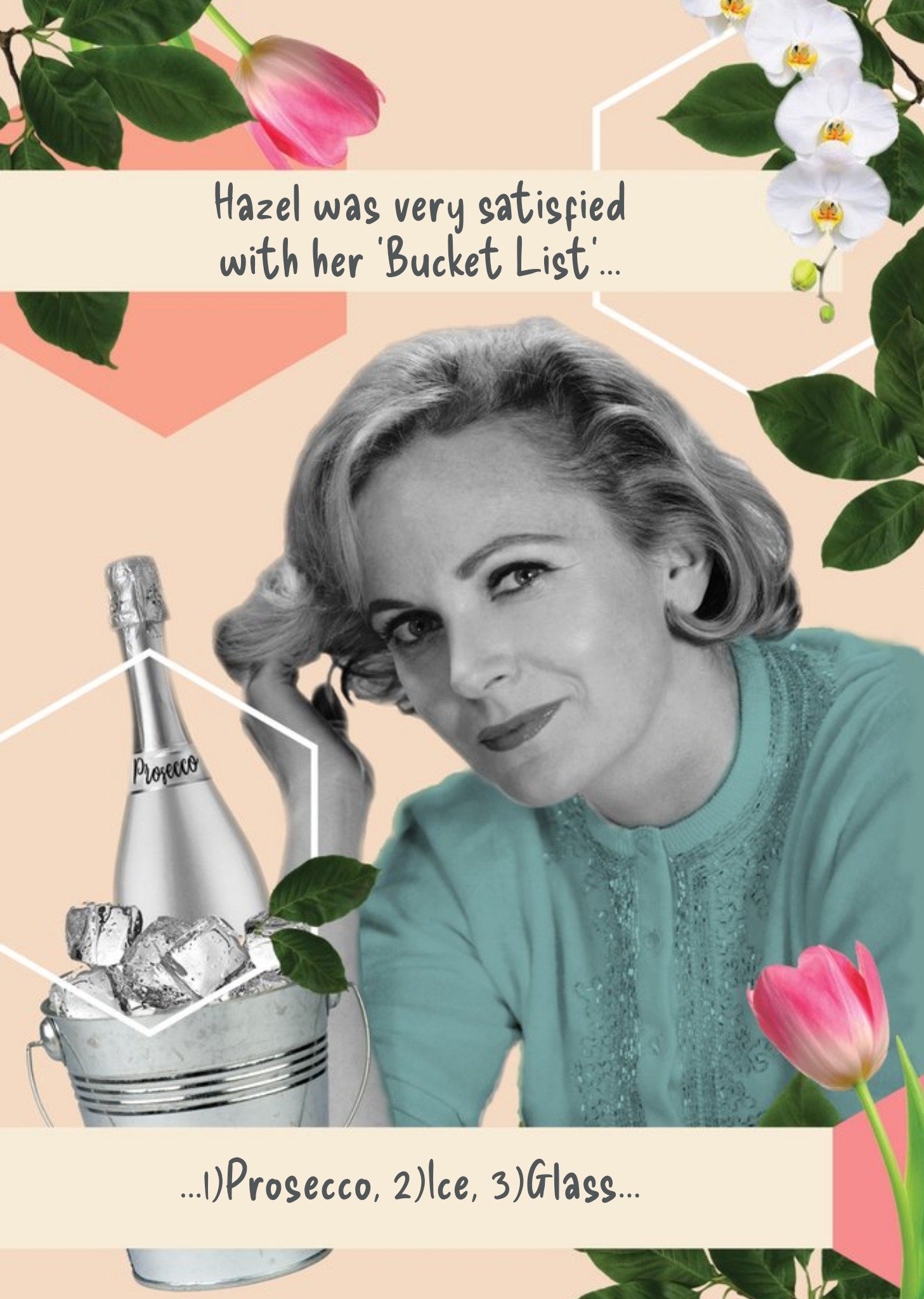Moonpig Prosecco Birthday Card