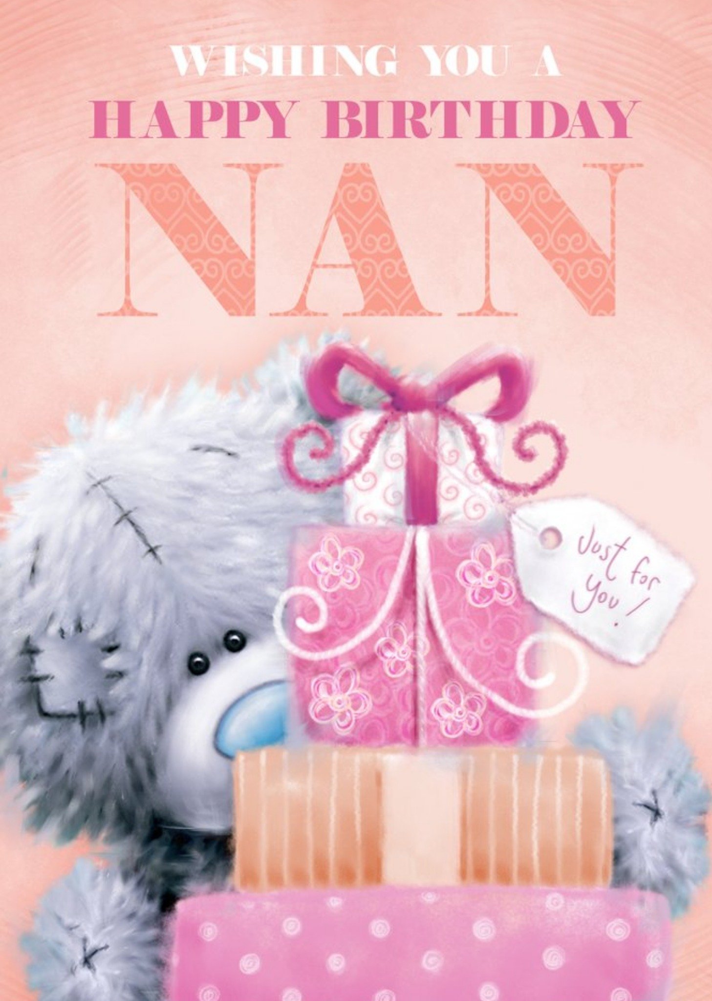 Me To You Tatty Teddy Happy Birthday Nan Card Ecard