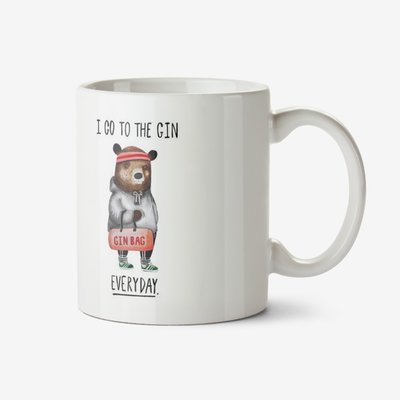 Jolly Awesome I Go To The Gin Every Day Bear Mug