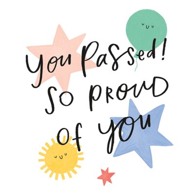 You Passed So Proud Of You Card