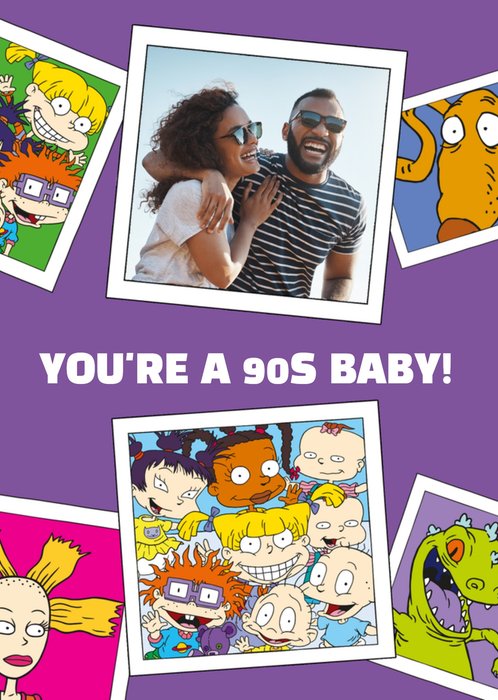 Rugrats 90s Baby Photo Upload Card