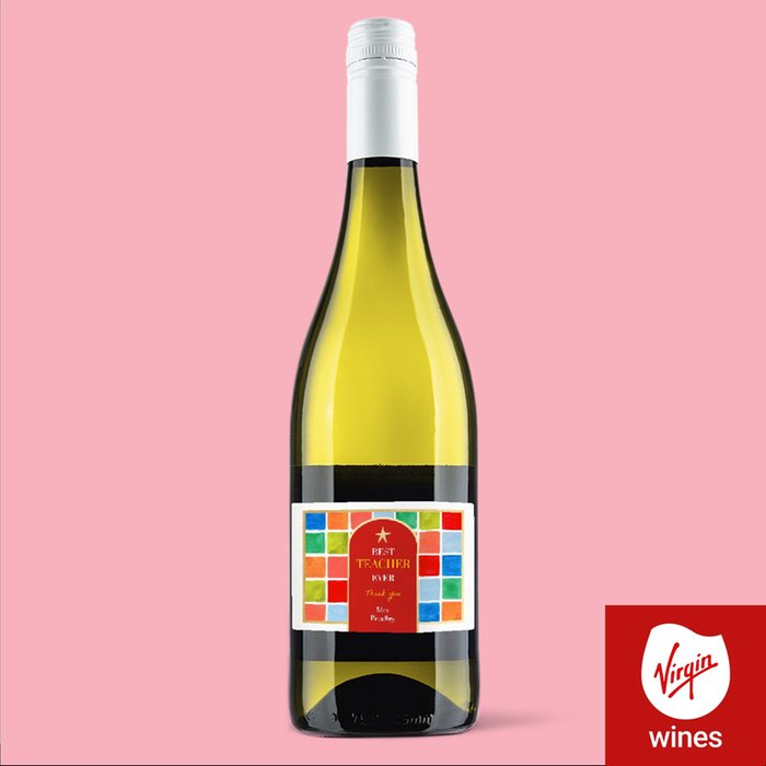 Virgin Wines Personalised Thank You Teacher Pinot Grigio 75cl