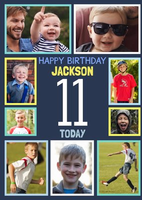 Simple Photo Collage Layout 11 Today Photo Upload Birthday Card