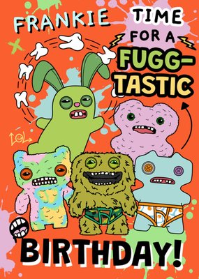Fuggler Fugg Tastic Illustrated Birthday Card
