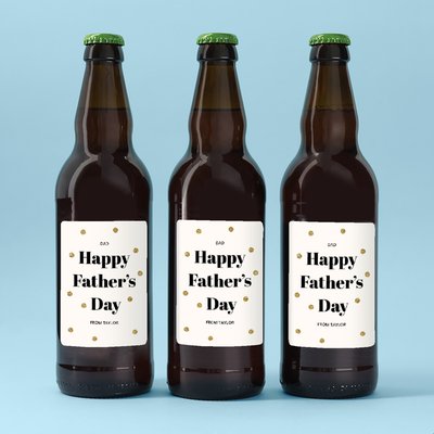 Happy Father's Day Beer Trio 3 x 500ml