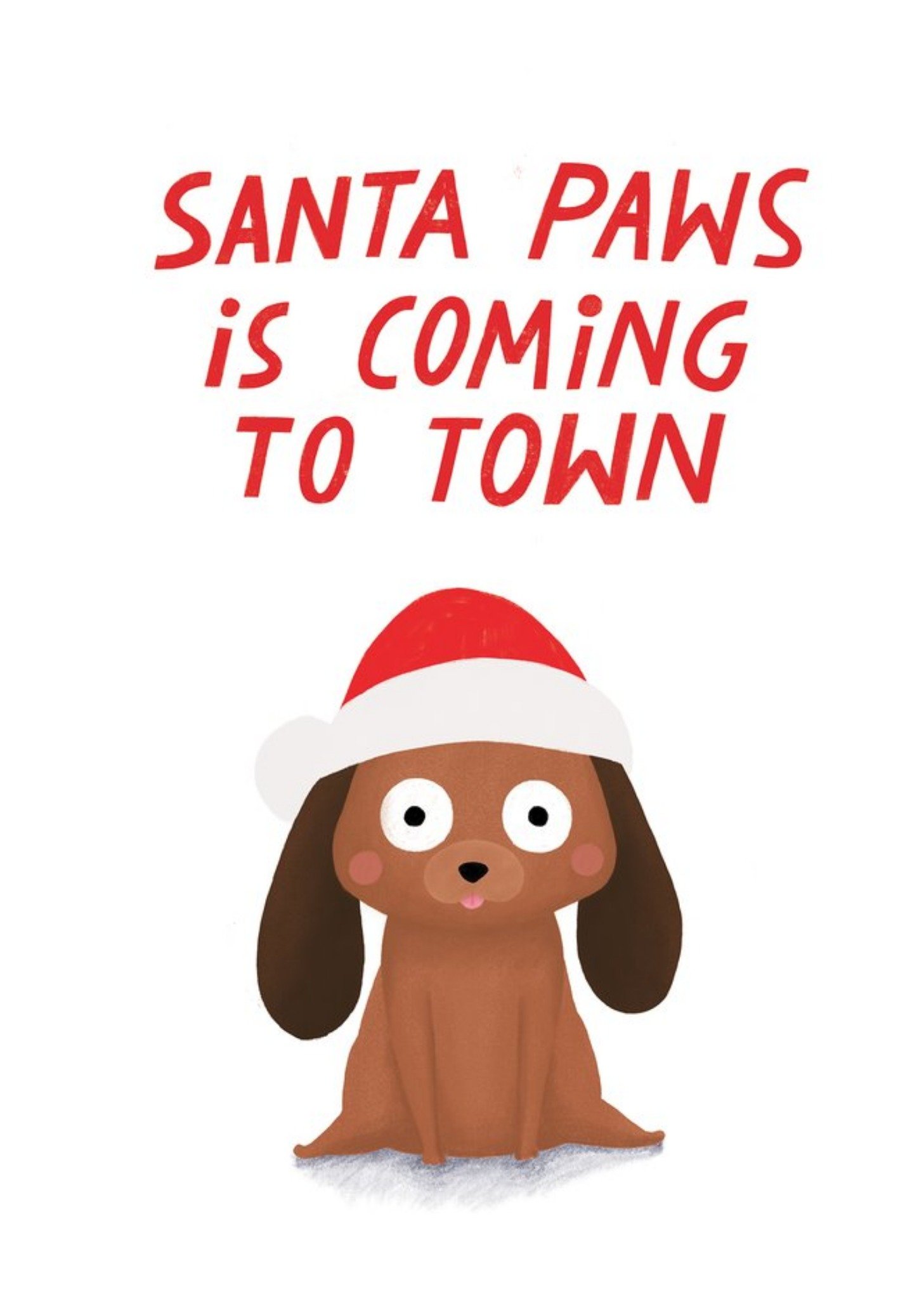 Cardy Club Santa Paws Card