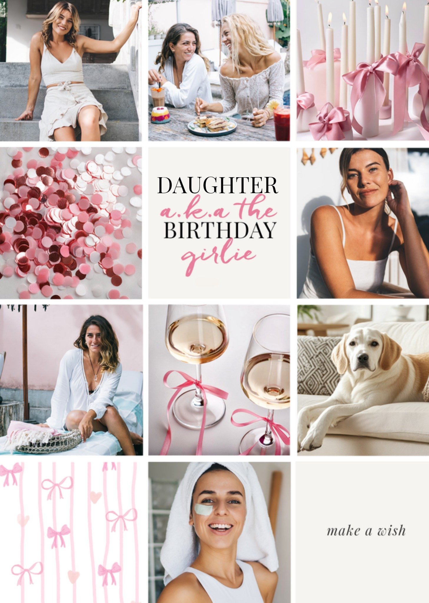 Moonpig Daughter A.k. A The Birthday Girlie Photo Upload Card